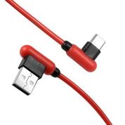왼쪽 90도 팔꿈치 USB 유형 C 케이블
