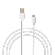 흰색 고속 충전 USB 데이터 케이블