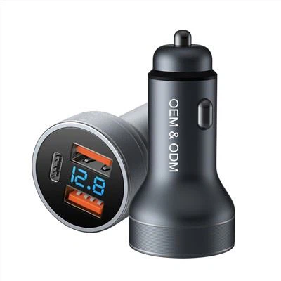 LED 화면 3.0 USB 차량용 충전기