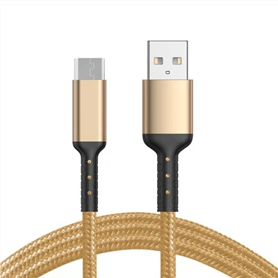 안드로이드 마이크로 USB C Type-C 편조 USB 충전기