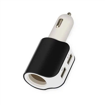1개의 USB 차량용 충전기 소켓에 대한 빠른 2 포트 2